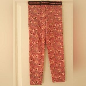 Old Navy orange patterned leggings